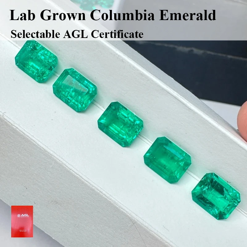 أعلى مختبر نمت كولومبيا الزمرد المائية الزمرد قطع اليد مع الشقوق الامتداد داخل شهادة قابلة للتحديد #1