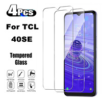 2/4Pcs Tempered Glass For TCL 40 SE 40R Screen Protector Glass Film