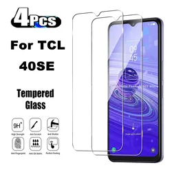 2/4Pcs Tempered Glass For TCL 40 SE 40R Screen Protector Glass Film