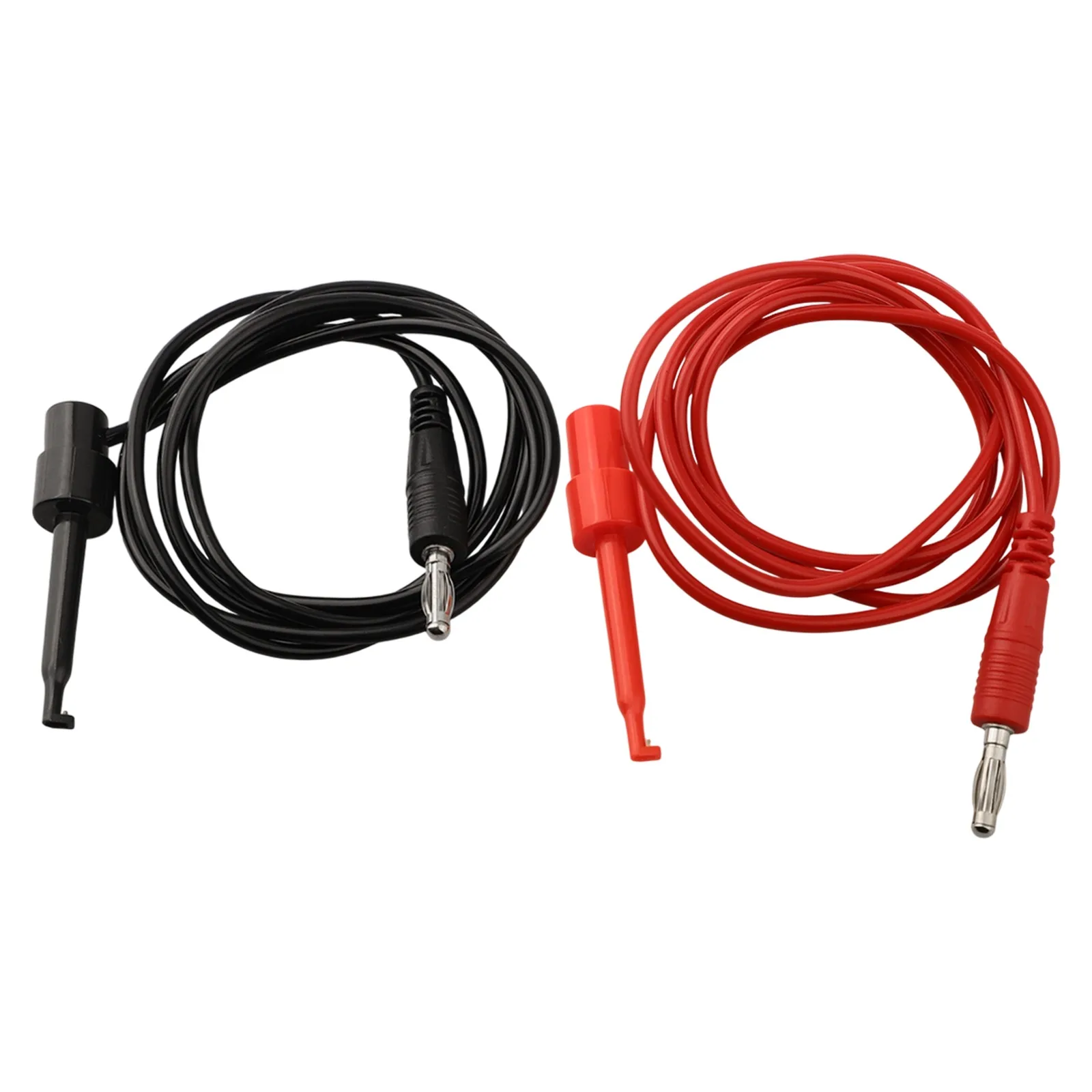For Multimeter Testing Made Easy with 2PC Banana Connector Test Hook Clips Copper Wires Rated for 500V/5A Applications
