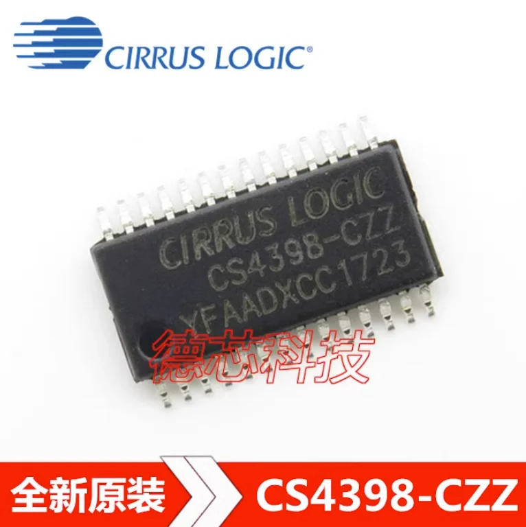 1pcs /LOT   New Origin  CS4398-CZZR   CS4398-CZZ  CS4398   TSSOP28  Digital to analog converter  DAC   Chip IC New Original