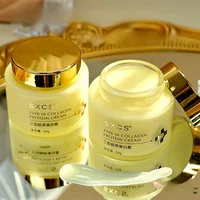 Crème protéinée au collagène de Type III pour le visage, hydratante, éclaircit les ridules, resserre et éclaircit les soins de la peau, raffermissant Anti-aygine 4