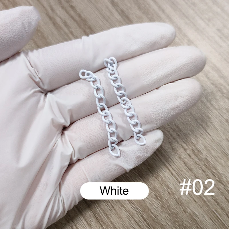 20-30 Stück 5cm Metall Bunte Schlüsselanhänger-Verlängerungskette Schlüsselring-Verbinder für Spielzeug, Puppen, Anhänger, DIY-Schmuckzubehör – Detail 6
