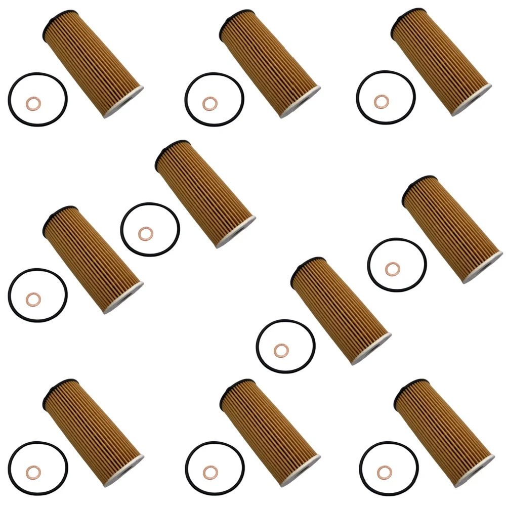 1/6/10 SZT. Zestaw Filtra Oleju Silnikowego Do BMW F10 F15 F20 F25 F30 F34 G01 G20 G30 118i 320i 320d 520d 530 X4 X5 B47 B48 11428575211