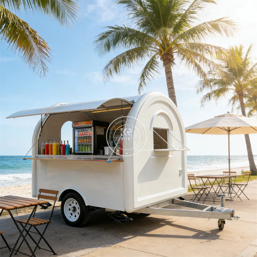 

Мобильный фудтрак/прицеп для кофе и еды с сертификацией CE, полностью оборудованный, настраиваемый под заказ