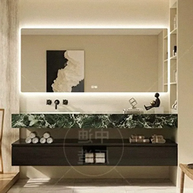 Display Makeup Bathroom Cabinet Wall Sink Decorations Modern Luxury Cupboard Organizer Storage Archivadores Trendy Furniture