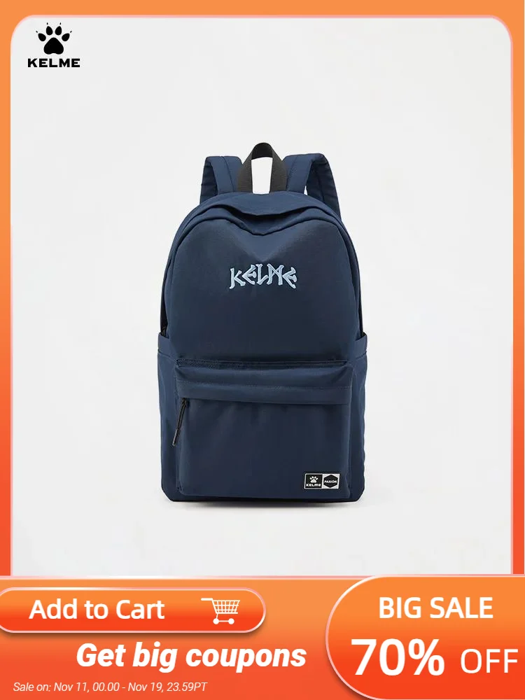 

Kelme Backpack For Outdoor Sports Basketball Training Portable High-capacity Travel Backpack Student Backpack Running Bag