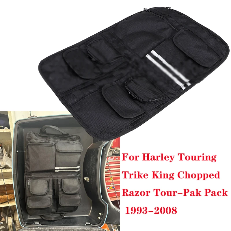 

Motorcycle Luggage Bag Travel Pack Organizer Bag For Road King Street Glide For Electra Glide Touring Models 1993-2013 Tool Bag