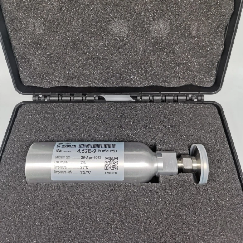 Standard leakage, external leakage, standard leakage bottle KF25KF16 helium mass spectrometry leak detector, vacuum leak hole