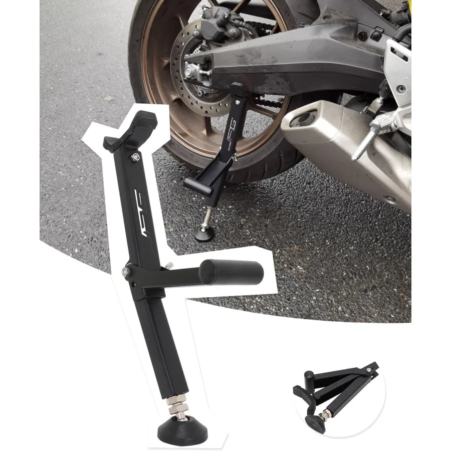 

Portable Universal Motorcycle Wheel Lift Stand with Handle for Easy Maintenance and Storage of Dirt Bikes Mini Bikes and Most M