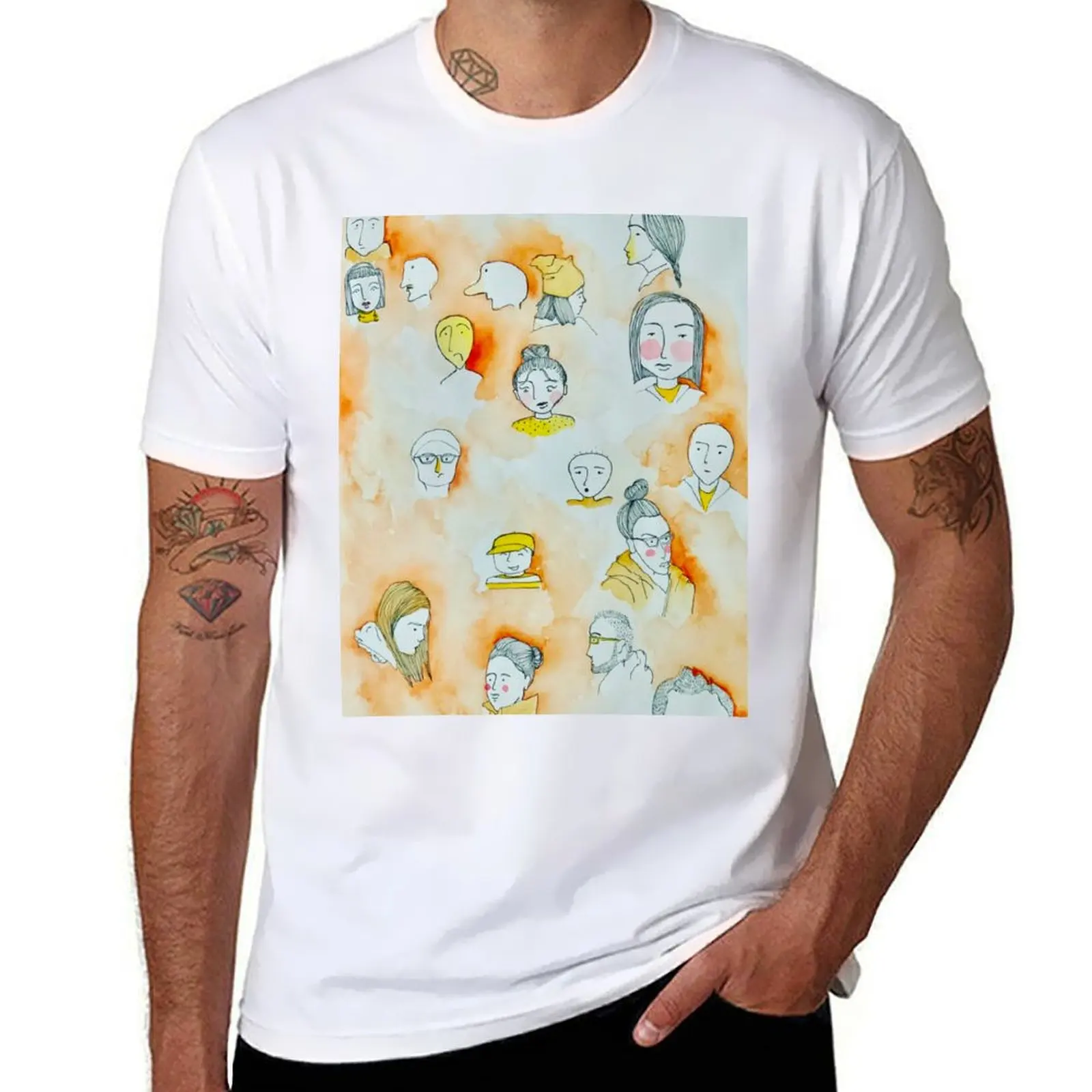 

Subway People T-Shirt cotton t shirt man man graphic t shirt graphic t shirts for man T-shirt