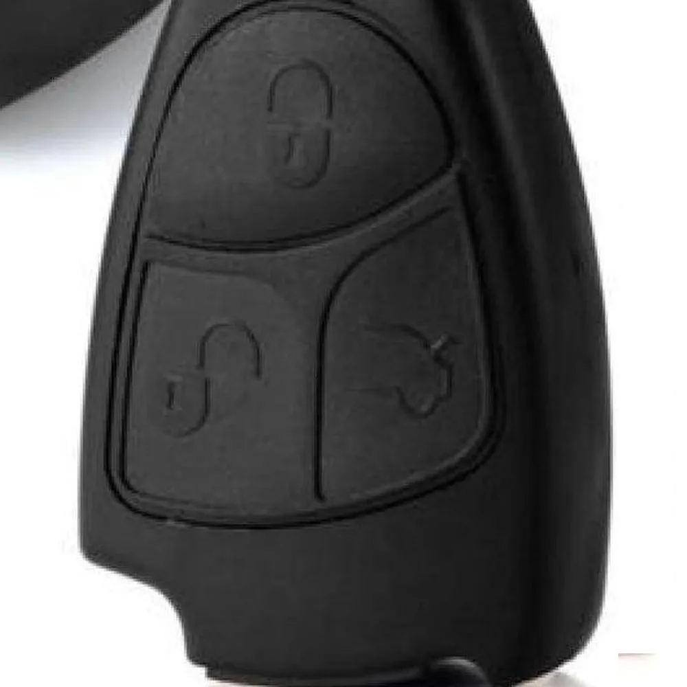 1Pc 3 Button Smart Key Case Cover Car Remote Key Shell Protector Durable Replacement For MERCEDES BENZ C ML E CLK B