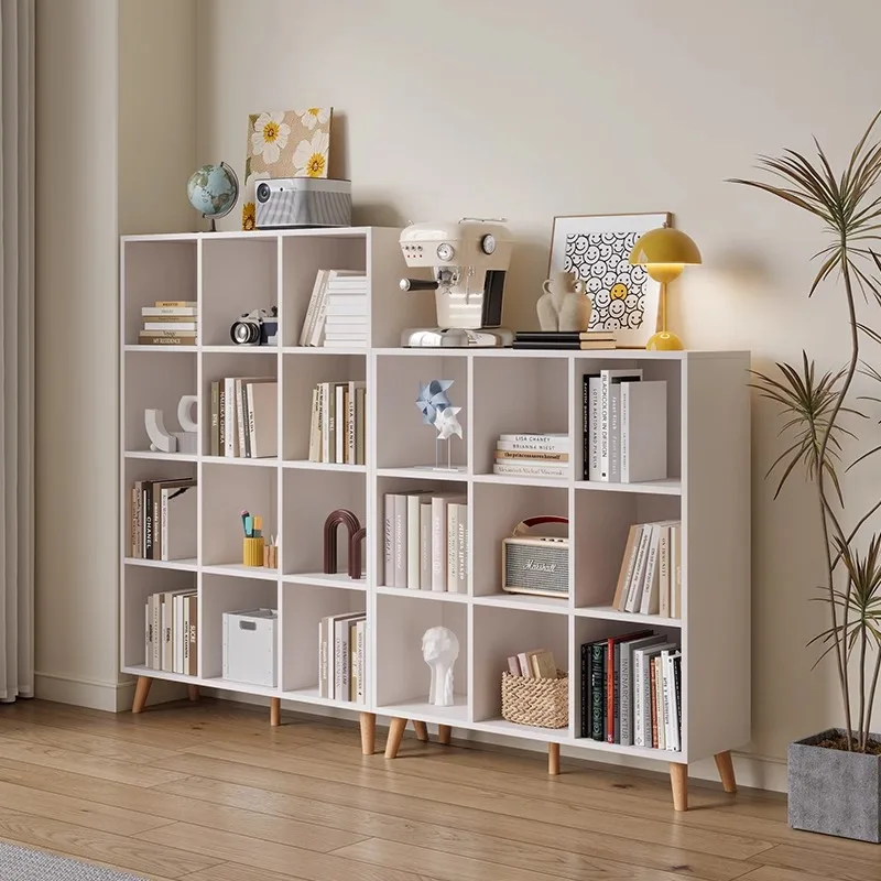 

Storage bookshelf, free combination cabinet, Nordic storage cabinet grid cabinet, simple bookshelfrack