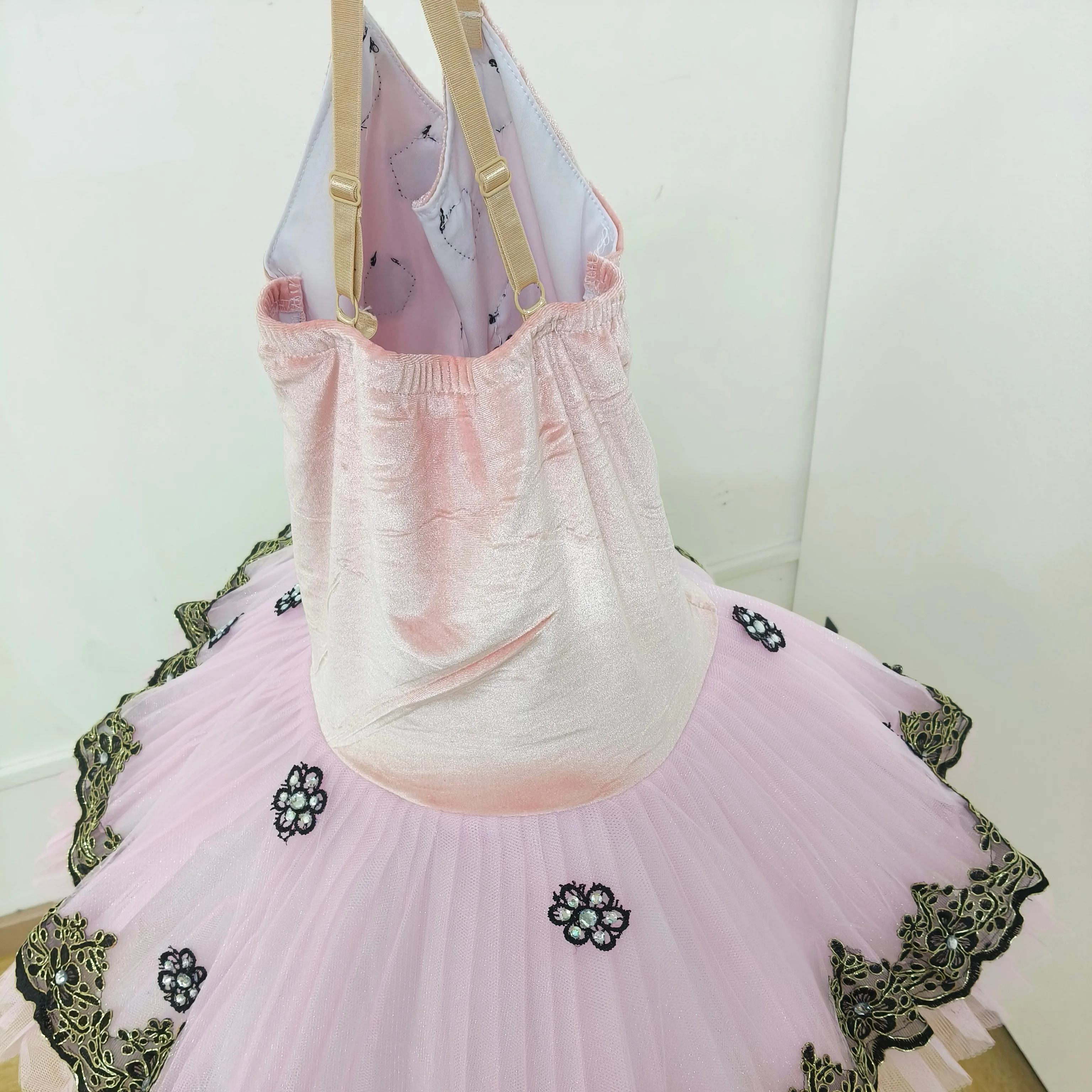 Pink Professional Ballet Tutu Adult Girls Women Swan Lake Ballet Dance Clothes Adult Pancake Ballerina Tutu Dress Competition
