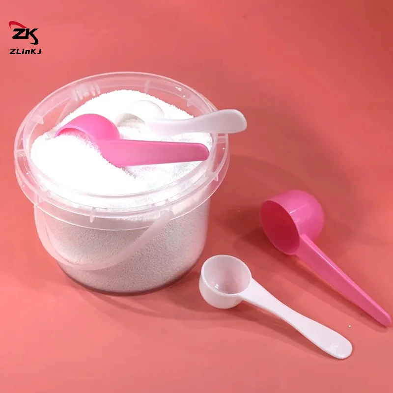 2/3/5/10pcs Plastic Measuring Coffee Scoop With Scale 15/30/70/120ml Milk Powder Spoon Baking Utensil Kitchen Accessories