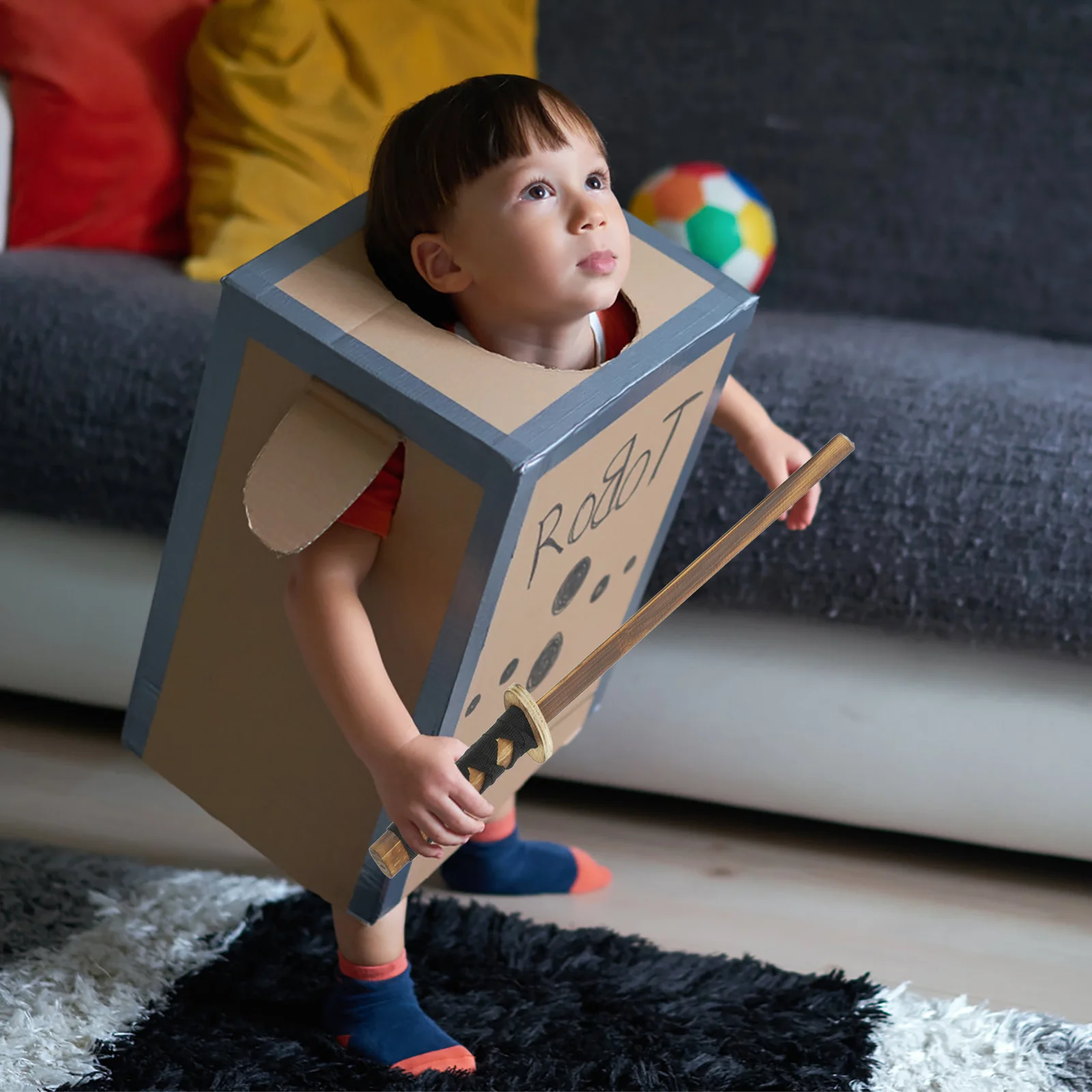 Épée en bois de Style japonais, Cosplay, légère, jeu pour enfants, interactive, Parent-enfant, divertissement en plein air, arrière-cour