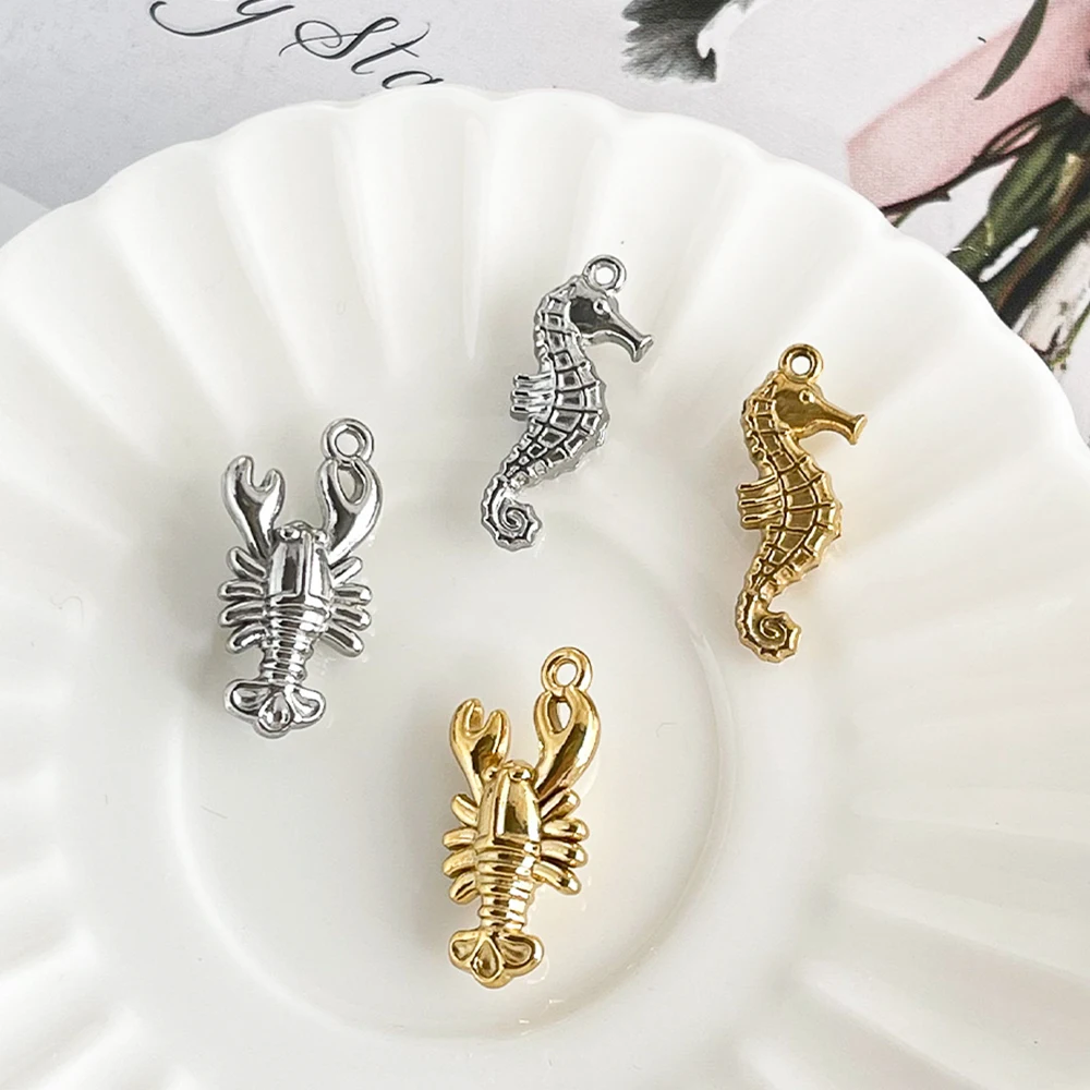 

Cordial Design 50Pcs Pendant For Earrings/Stainless Steel Charms/Seahorse Shape/Jewelry Findings & Components/Hand Made #195607