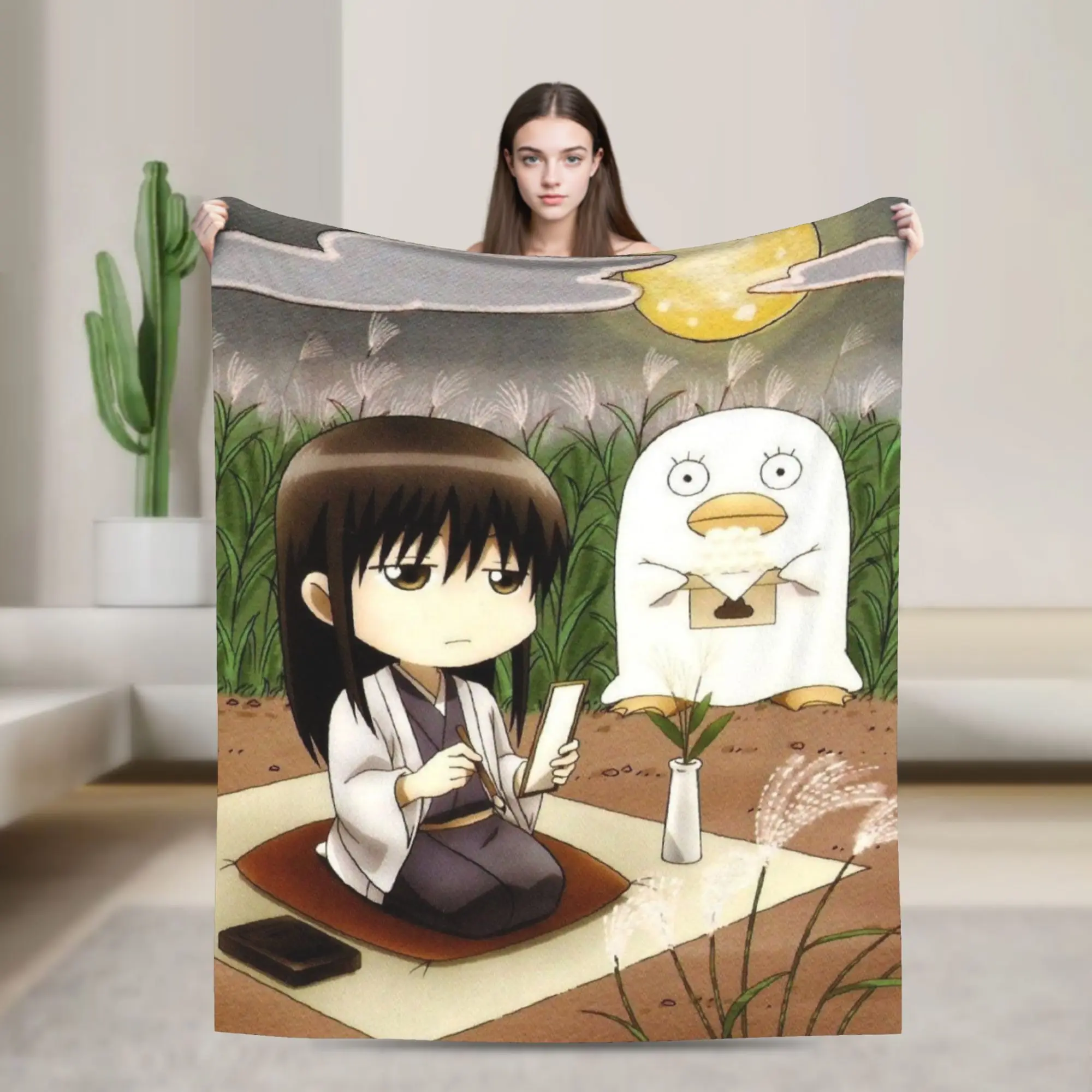 Elizabeth Gintama Tapestry anime Accessories Blanket Ultra-Soft Flannel  Throw Blanket Cozy Bedspreads