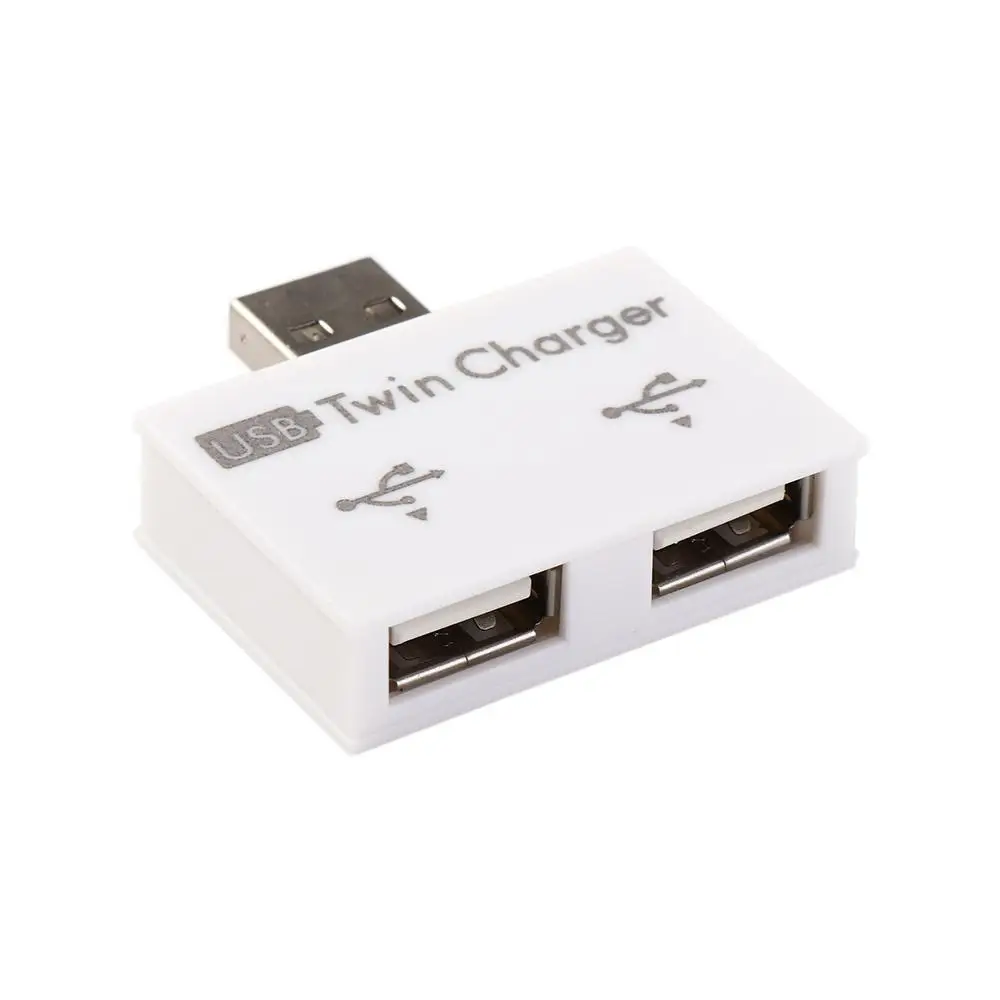 Dock Hub Adapter HUB Splitter 1 Male To 2 Port Female USB 2.0 Charging Hub USB2.0 Charging Splitter USB Charging Extender