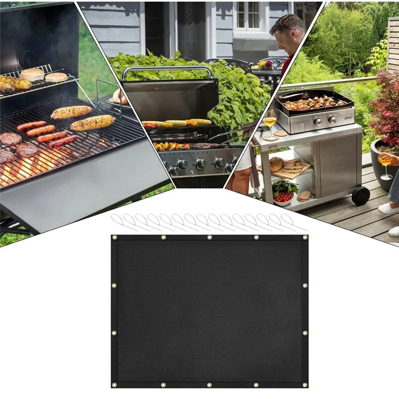 A95I-درع حراري للجدار - واقي سطح السفينة والسياج الخلفي للشواية من أضرار حرارة الشواية