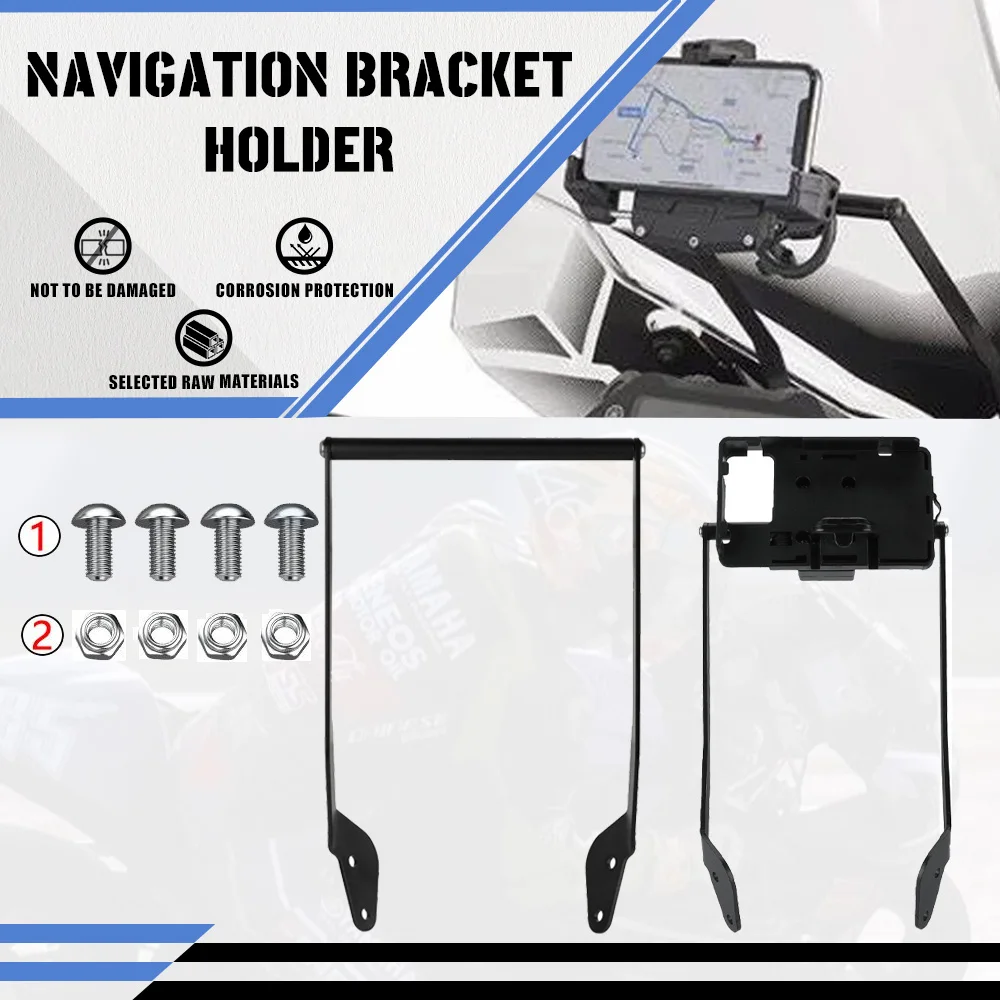 

NIKEN 900 Motorcycle windshield Stand Holder Phone Mobile Phone GPS Navigation Plate Bracket For YAMAHA NIKEN 900 2019-2021