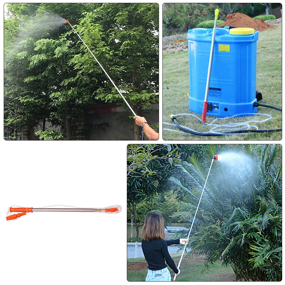 

Extendable Stainless Steel Telescopic Pole 230cm Electric Sprayers Long Reach Garden Agricultural Supplies extension telescopic