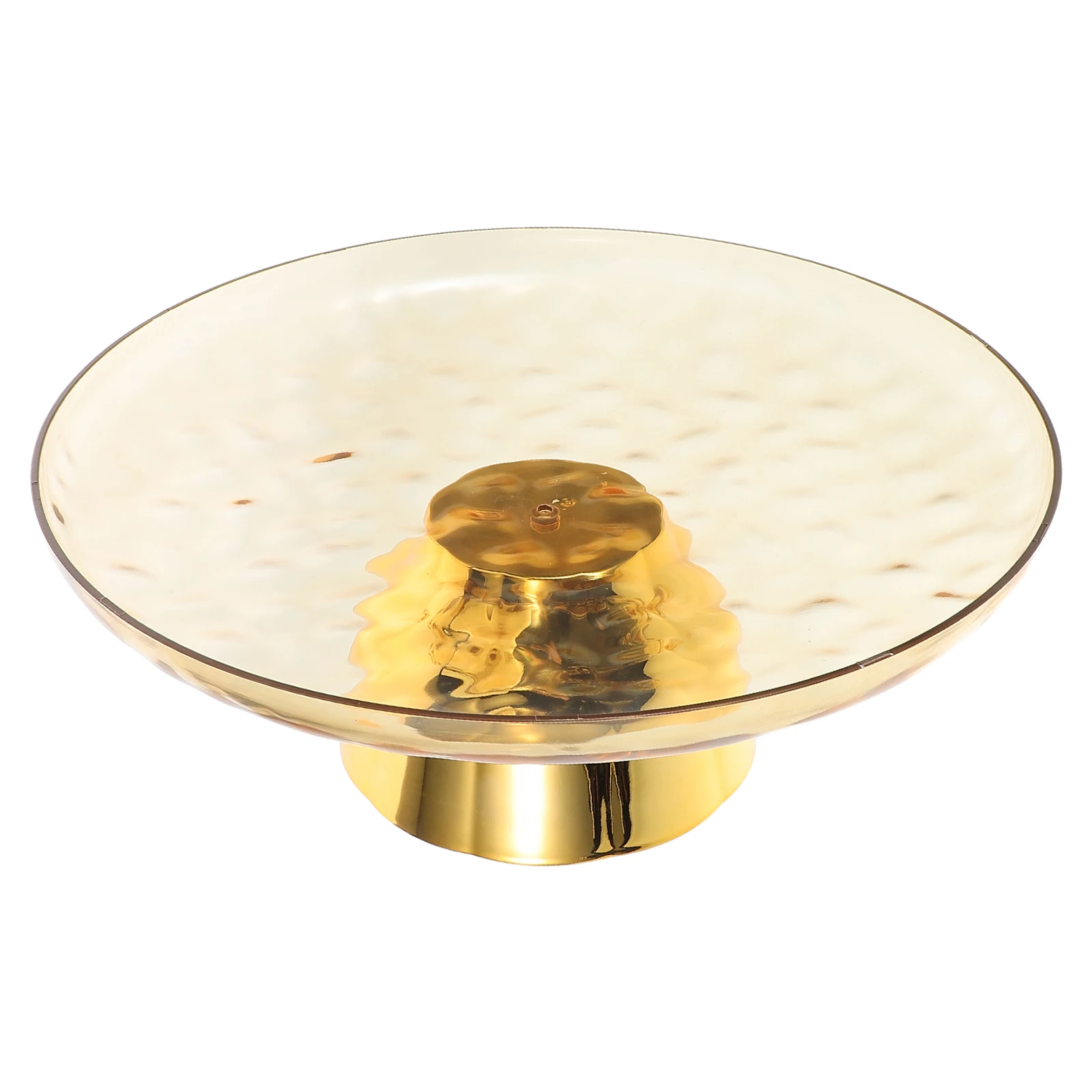 

Fruit Tray Decorative Plates Cupcake Holder Coffee Table for Parties Golden Dessert Serving Platter
