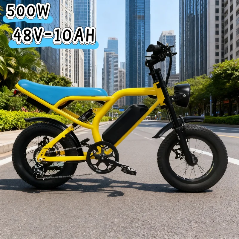 

The 2025 electric bicycle is equipped with a 48V10AH battery 500W electric bike,suitable for commuting to surrounding activities