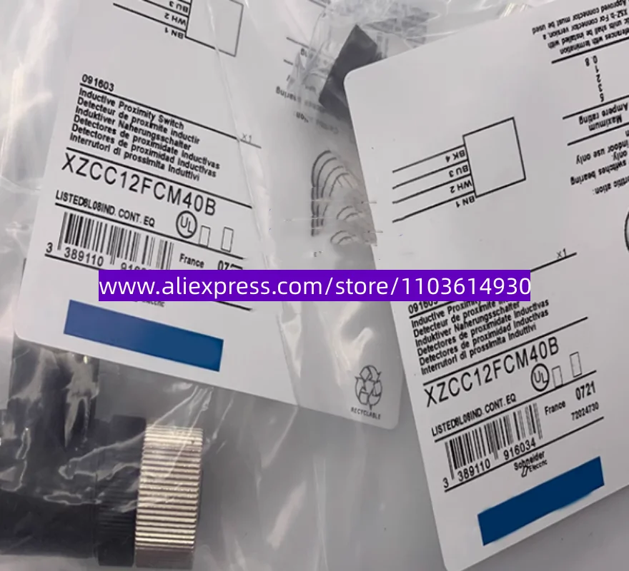 5PCS New Plug Connection XZCC12FCM40B XZCC12FCP40B XZCC12FDM40B XZCC12FDM50B XZCC12FDP40B XZCC12MCM40B