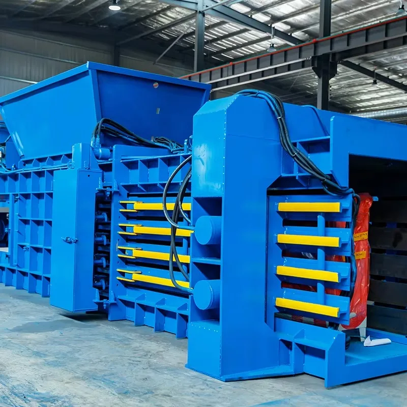 Waste Paper Horizontal Baler Machine Hydraulic Compression Automatic Recycling Industrial Equipment