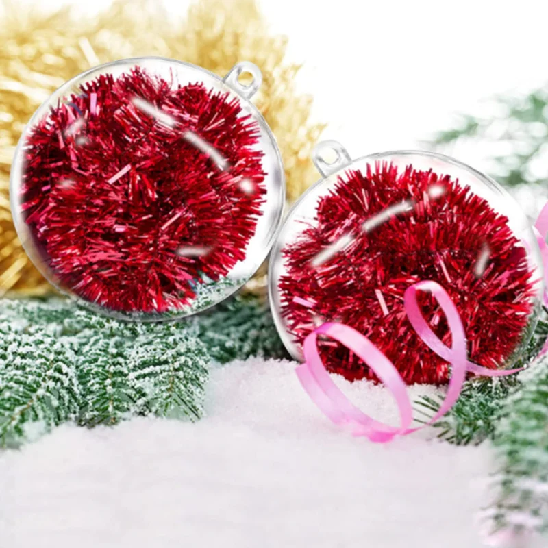 Pack Of 10 PCS Acrylic Clear Bobo Balloons 4cm 5cm 6cm 7cm 8cm 10cm Transparent Balloons DIY Party Decoration