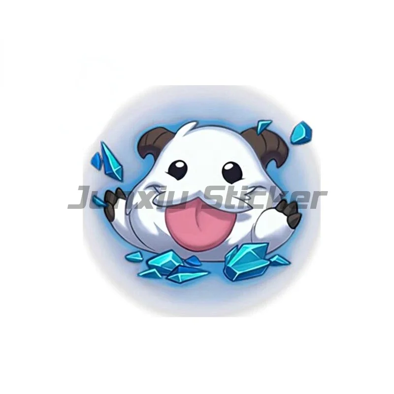 ملصقات سيارة من الفينيل من Poro Peeker، شارات جدارية لنافذة الكمبيوتر المحمول، شارات ملحقات السيارة على الزجاج الأمامي
