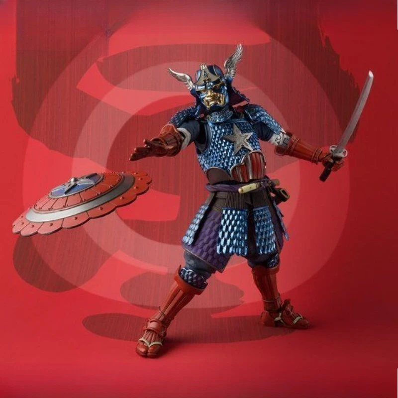 반다이 오리지널 "마블 울버린, 스파이더맨, 카부키모노, 데드풀, 캡틴 아메리카, 아이언맨 Mk3" 모델 장난감 수집품 모델