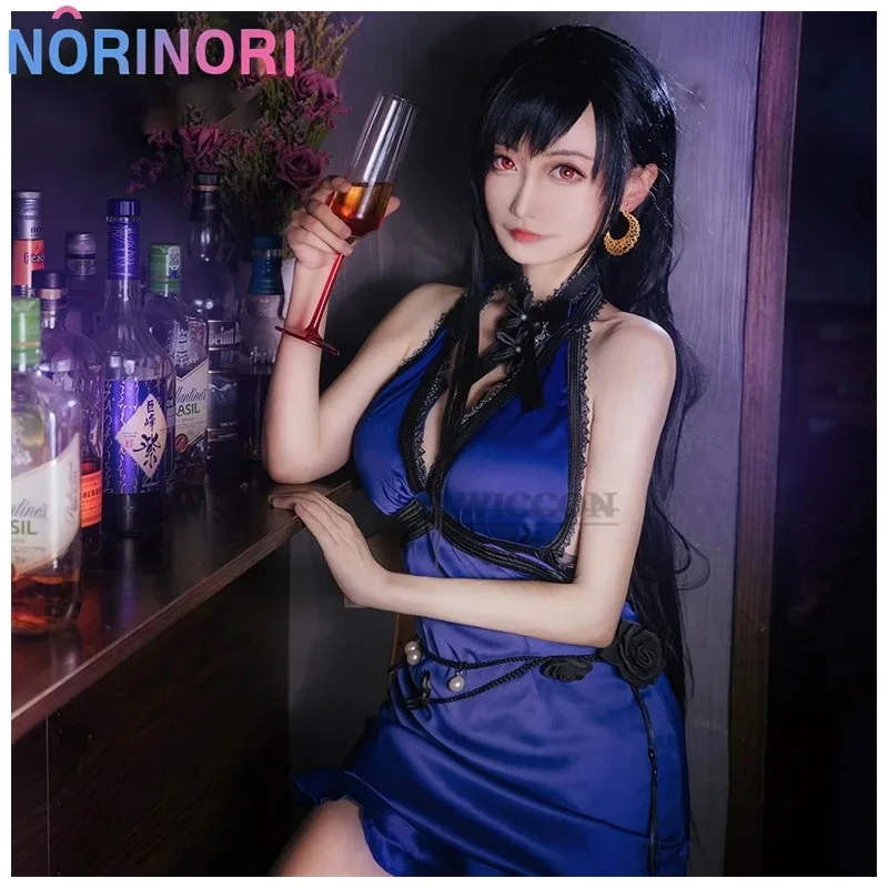 

25COSGame Final Fantasy VII Remake Tifa Lockhart Cosplay Costume Dress Disguise for Women Outfit Halloween Carnival Party Clothe