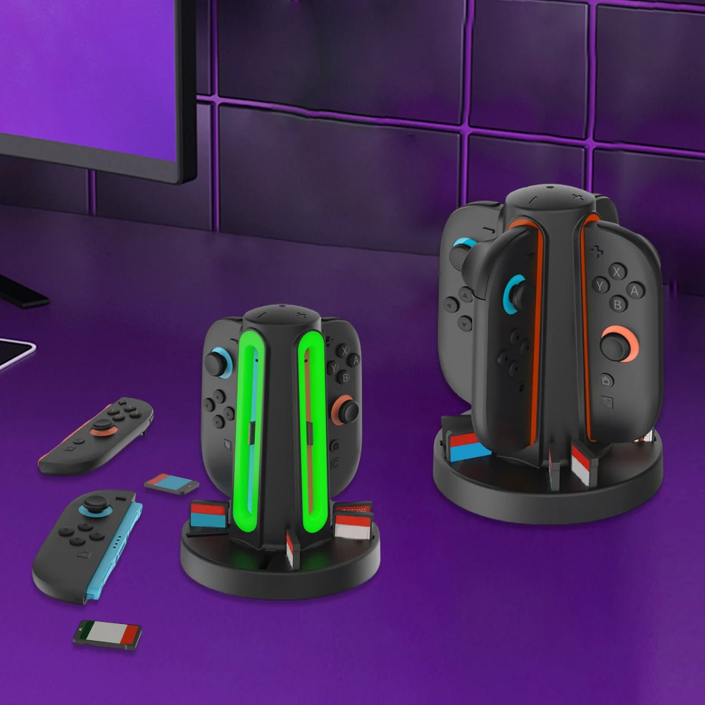 

Charging Dock 4 in 1 Magnetic Controller Charger Stand Station Magnetic Charger Station for Switch2