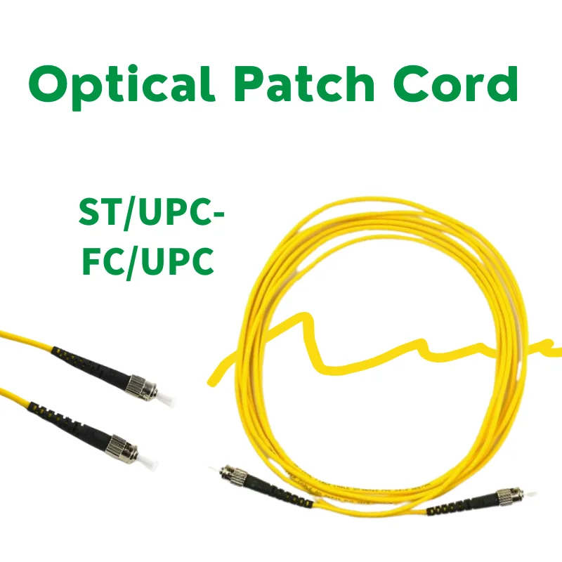 3M 10PCS ST/UPC- FC/UPC  Optical Patch Cord Simplex 2.0MM 3.0MM  Fiber Optic Cable Single Mode ST Fiber Optic Jumper