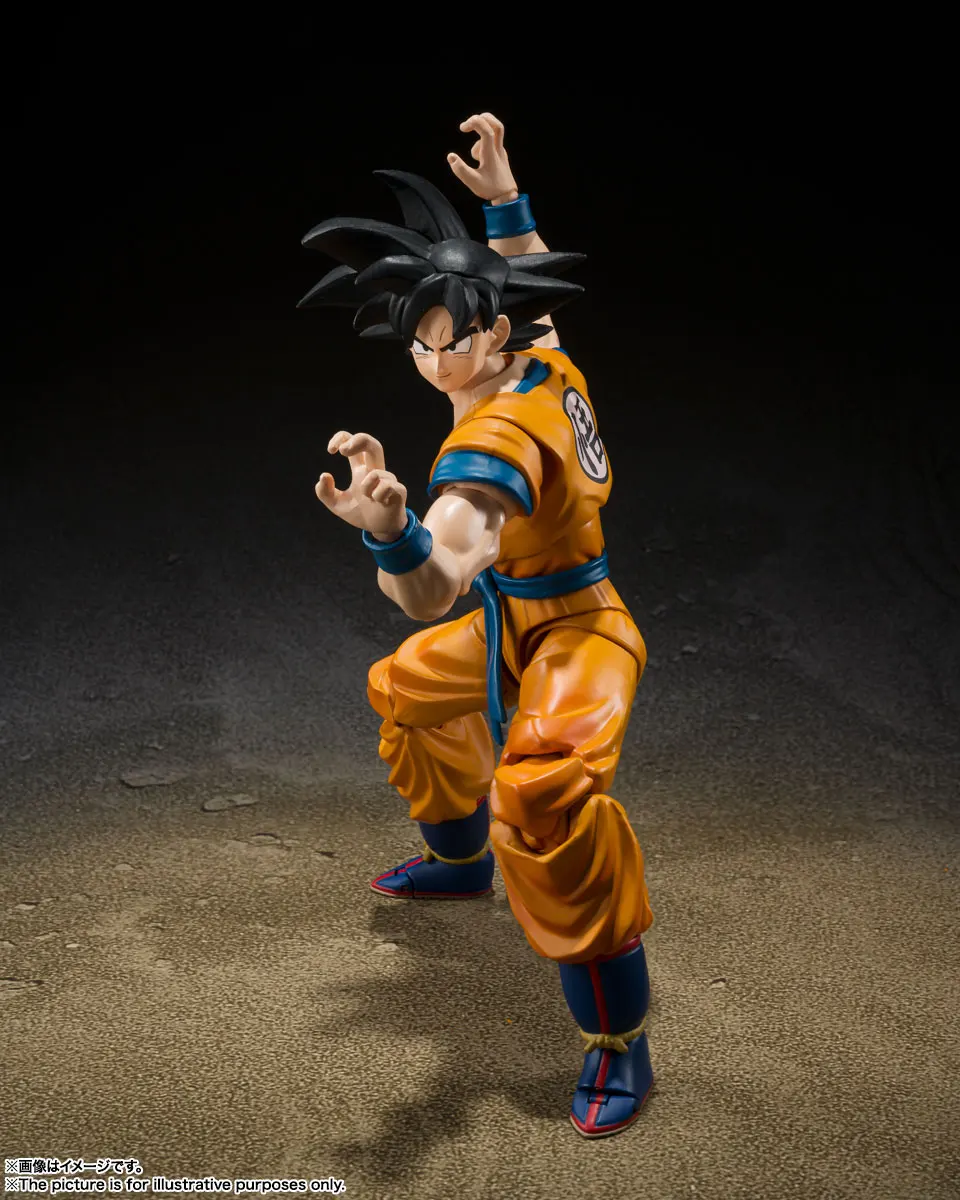 Original Bandai S.H.Figuarts Shf Dragon Ball Super Super Hero Son Goku Reissue In Stock Anime Action Collection Figure Model Toy