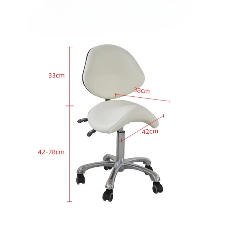 Dental Doctor Chair Beauty Salon Nail Tattoo Office Chair Rolling Swivel Stool Perfect for Nurses Backrest Adjustable