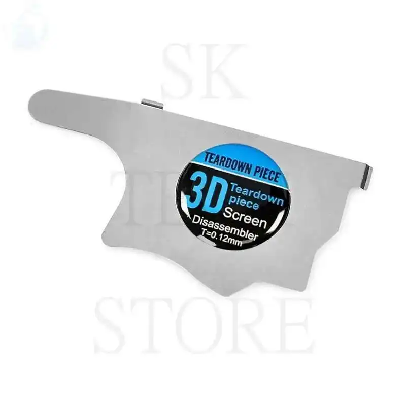 100 Uds abridor 3D para iPhone iPad Samsung reparación delgada Flexible palanca Spudger de acero inoxidable para iPhone Samsung herramientas de desmontaje