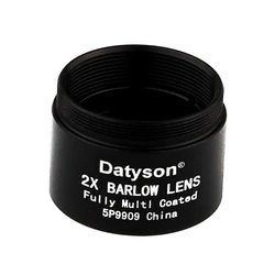 Datyson Astronomical Telescope Accessory 1.25 Inches 2X Eyepiece End Extender Double Piece Glued Lens 5P9909