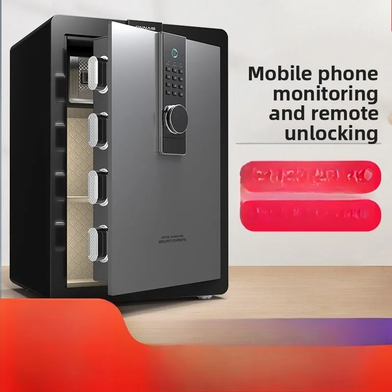 Safe household small WIFI password, office safe deposit box anti-theft smart mini alarm safe deposit box