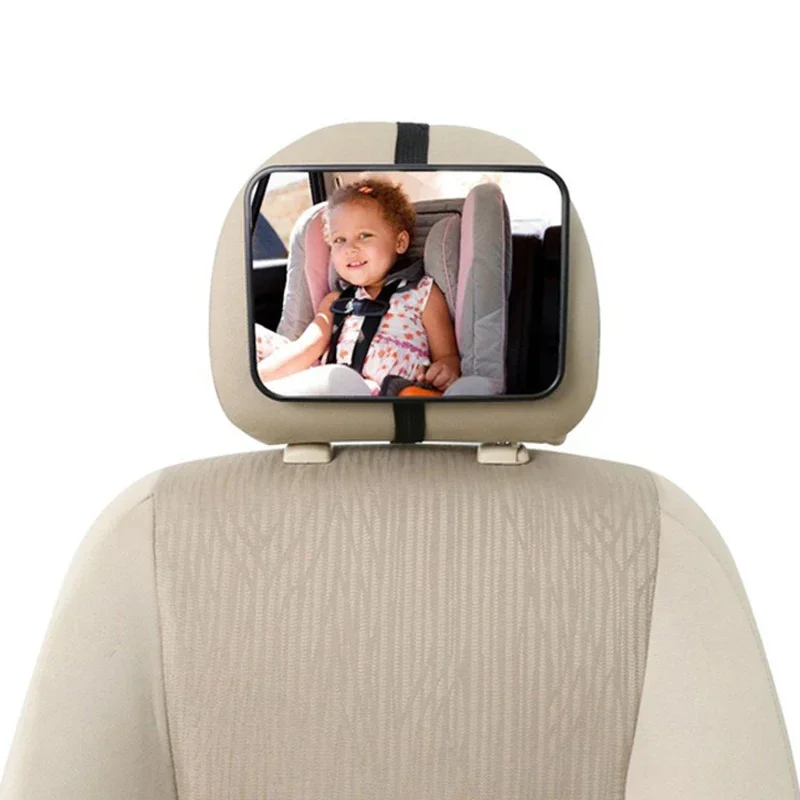 Adjustable Wide Car Rear Seat View Mirror Baby/Child Seat Car Safety Mirror Monitor Headrest Car Interior Mirror