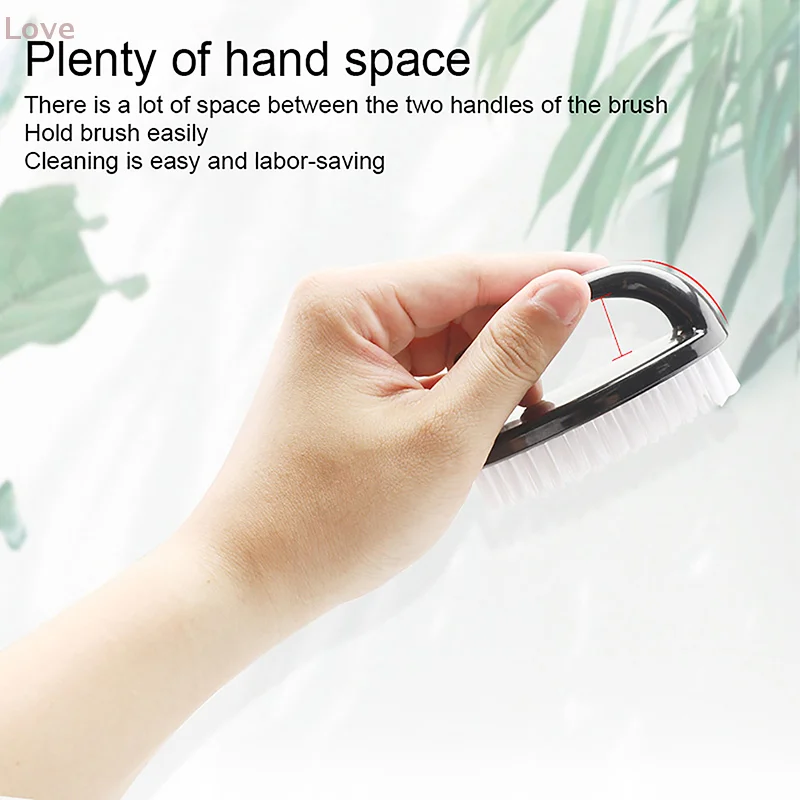 [L&P]1개 네일 브러쉬 네일 아트 매니큐어 페디큐어 부드러운 먼지 제거 파우더 클리닝 브러쉬 도구 투명 혼 브러쉬