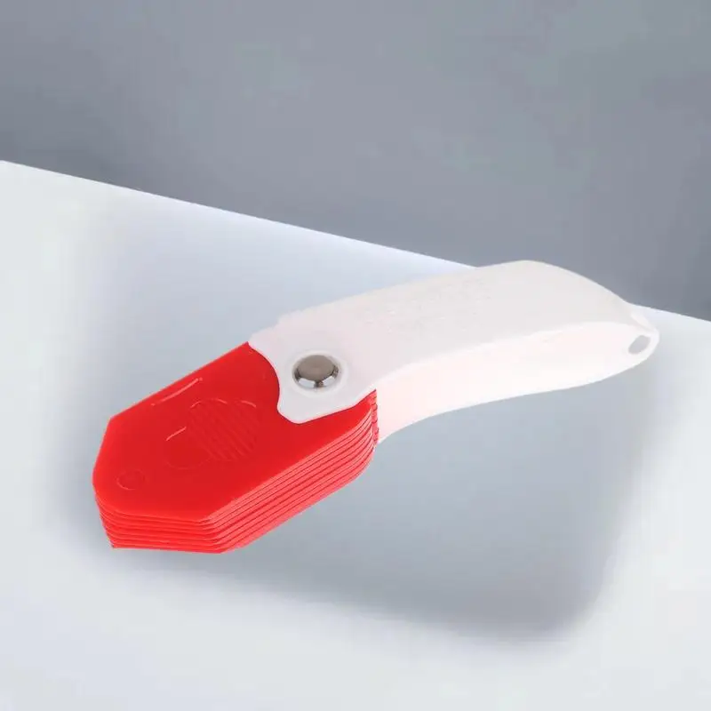 Residue Removal Adhesive Scraper, 9-in-1 Functionality for Glass and Trimming