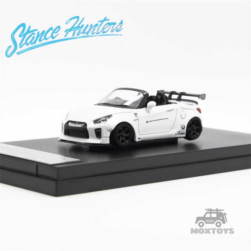 

Stance Hunters 1:64 LBWK Daihatsu Copen GT-K Pearlescent white limited 499 Diecast Model Car