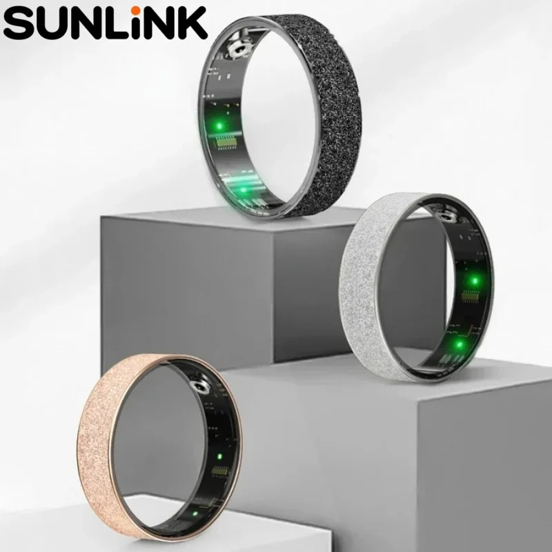 

Умное кольцо для мониторинга сна, водонепроницаемое, с измерением пульса, уровня кислорода в крови, ВСР, давления, многофункциональное, для записи активности на открытом воздухе, 1 шт.