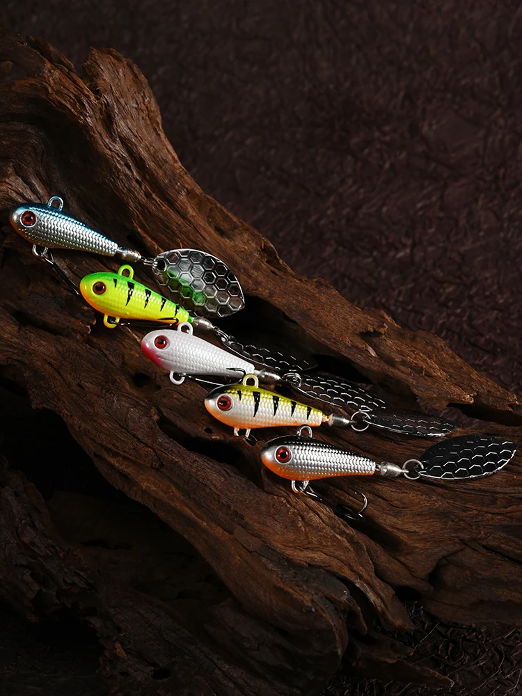 BLUX 5 Stück/Set SPINTAIL Angelköder 4,5g 7g 11g 14g 19g Spinner Metall-Vib Casting Jig Spoon Köder Süßwasser Bass Angelzubehör