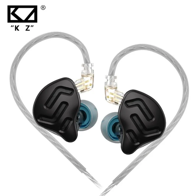 KZ ZNA Проводные наушники HiFi Стерео Бас Музыкальные наушники-вкладыши Монитор Сценические наушники для живых видов спорта Игровая гарнитура с шумоподавлением