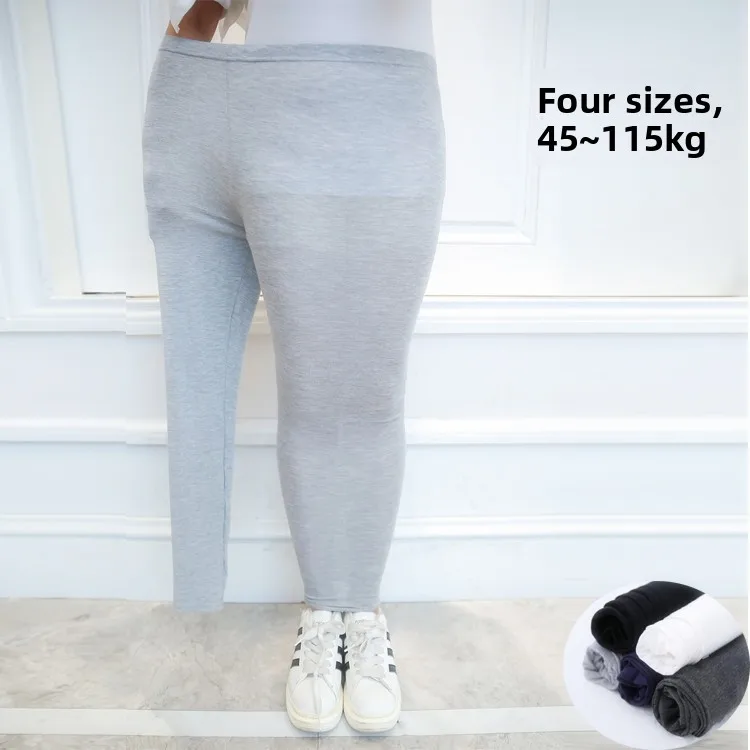 

Женские утягивающие леггинсы больших размеров, эластичные колготки, удобные базовые брюки из тонкого материала, премиум-качество, женские брюки
