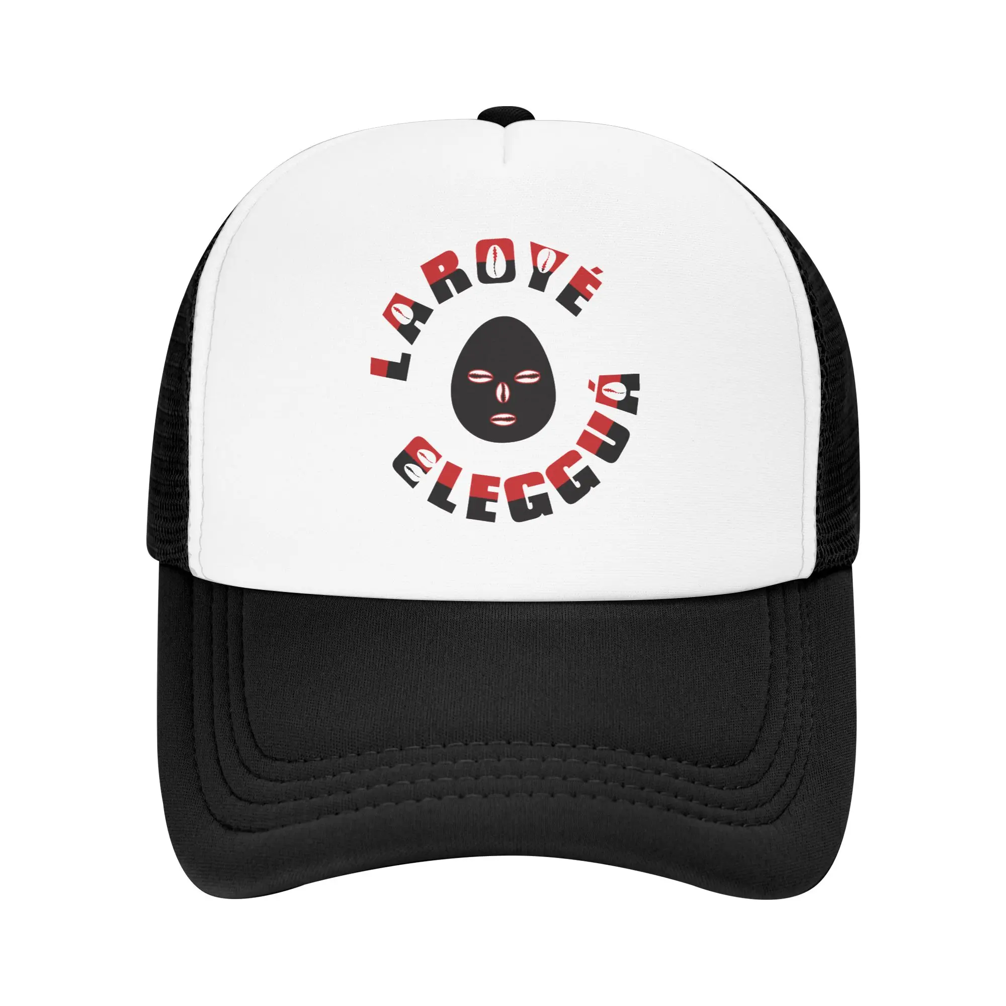 Gorra de béisbol Punk Laroyé Elegguá2 para mujer y hombre, transpirable, tipo camionero, para exteriores, con cierre a presión, estilo Dad Hat